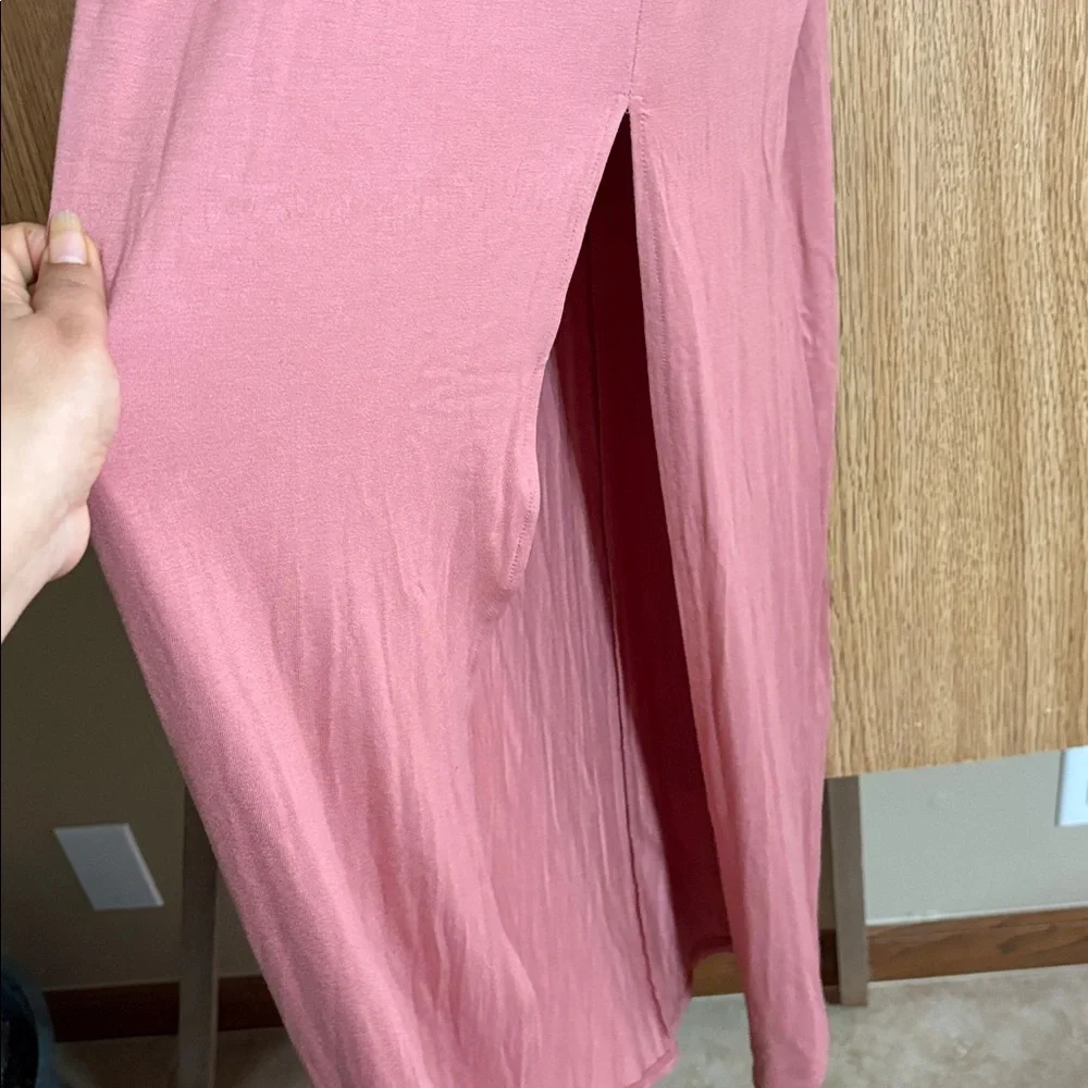 Lulu's Dusty Rose Knit dress